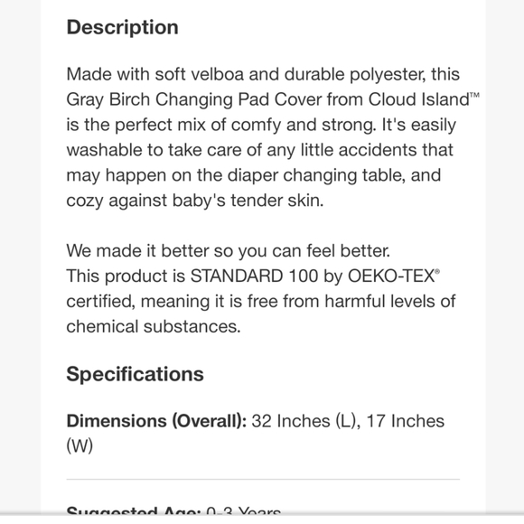 Changing Pad Cover - Picture 4 of 4